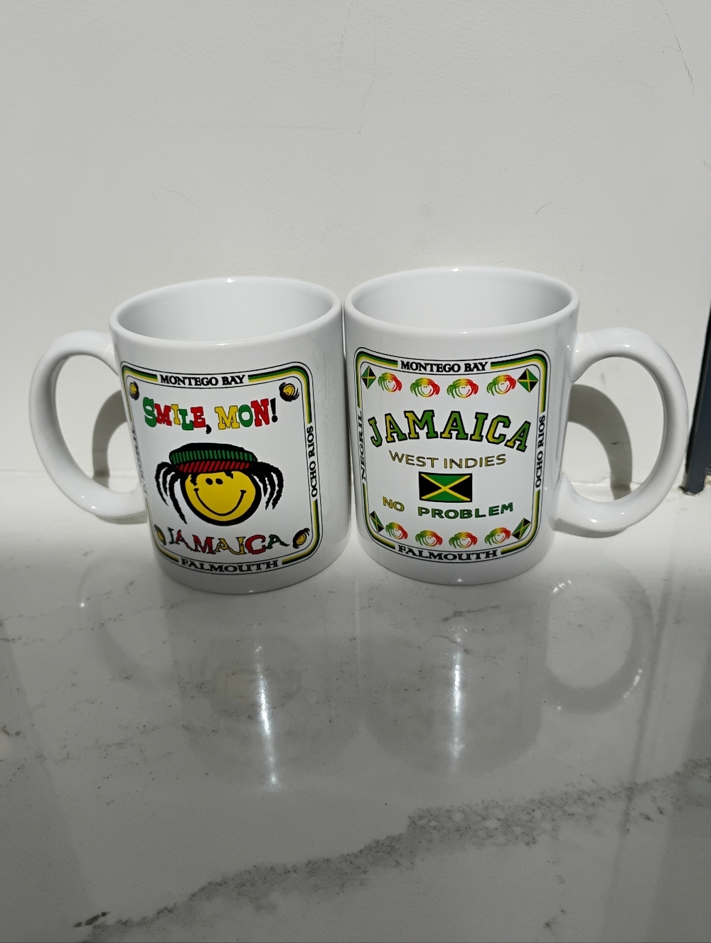 Jamaica Montego Bay Set Of 2 Coffee Tea Coco Mugs